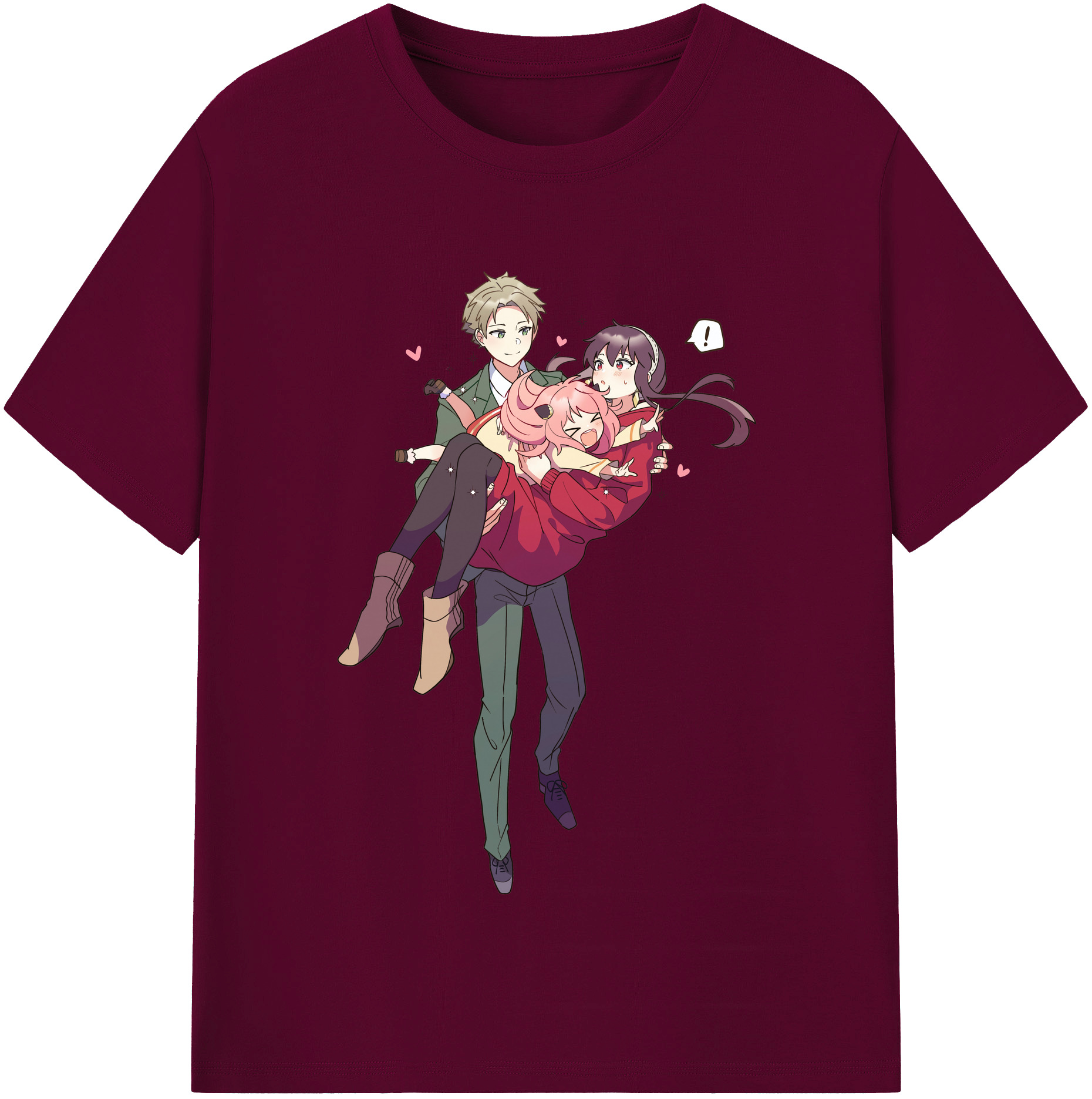（画像用） SPY×FAMILY间谍家家酒 レディースカジュアルプリントTシャツ（綿100％）